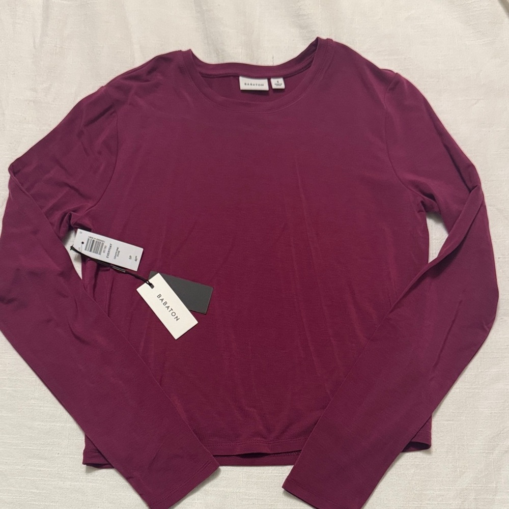 Aritzia Long Sleeve Crewneck Top